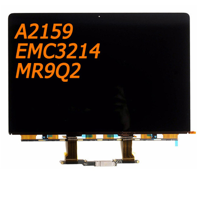 Penggantian Layar Penuh LCD Macbook Pro A2159 EMC3214 MR9Q2 Warna Hitam